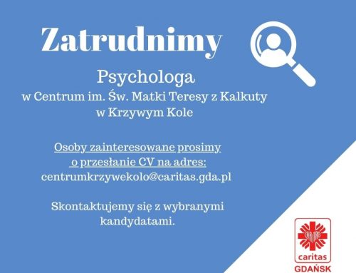 Zatrudnimy psychologa w Środowiskowym Domu Samopomocy w Krzywym Kole